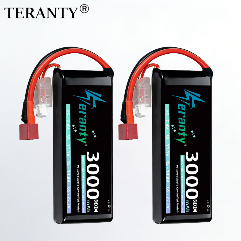 Drone Lipo Battery - TERANTY 2S 3000mAh Bateria Lipo 7.4V
