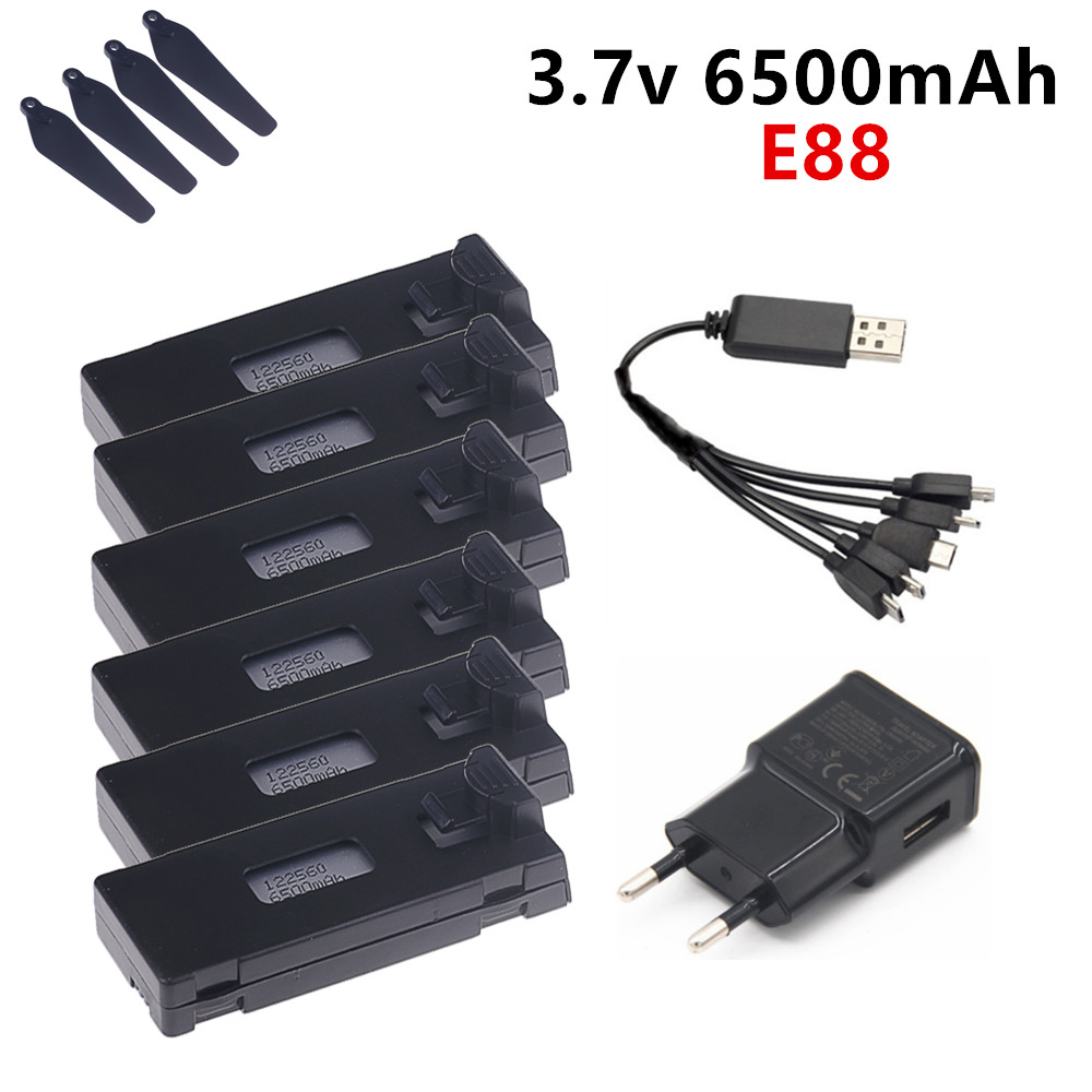 Drone Rc E99 Pro - Akumulator Lipo 3.7V 6500mAh do E88