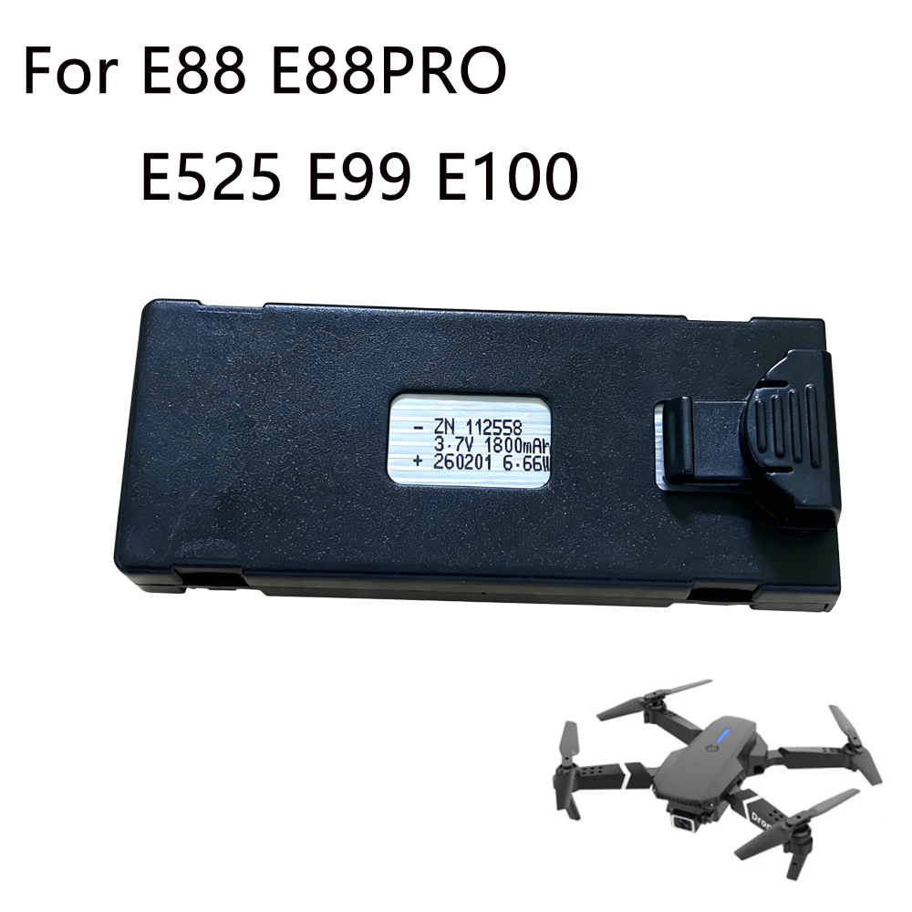 Drone E88 Rc Quadcopter - E88 bateria do drona 3.7V 1800mAh