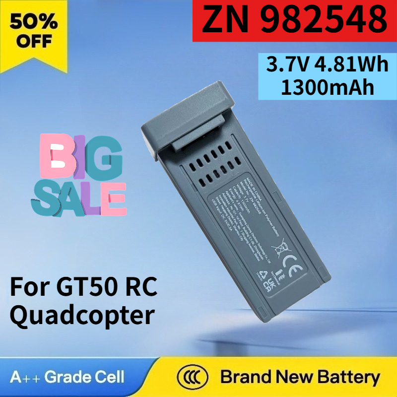 Drone Rc Gt50 - Nowa bateria litowo-jonowa ZN 982548 3.7V