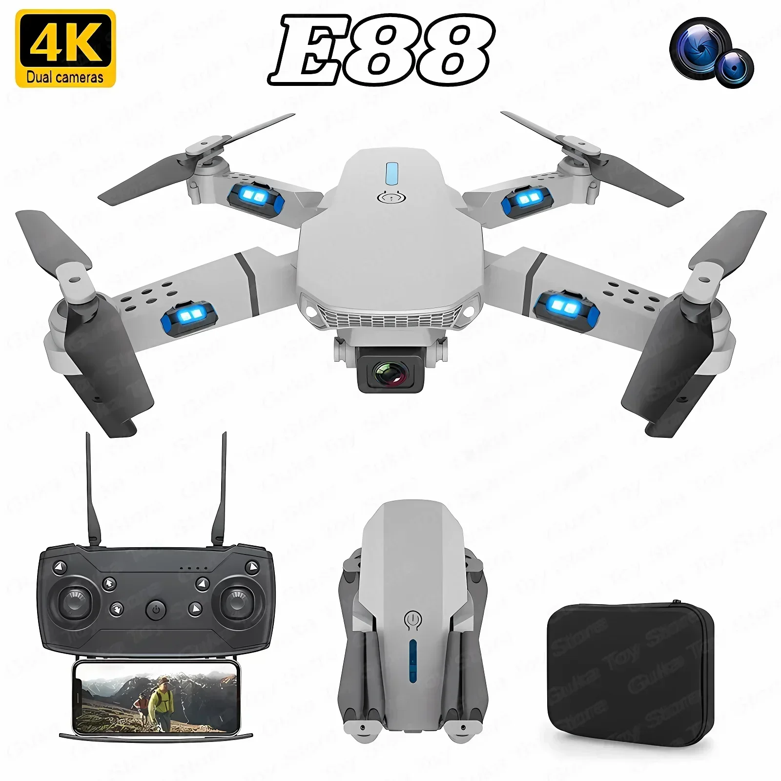 Drone Rc Not Connected - Nowy dron E88 Pro Wifi Fpv