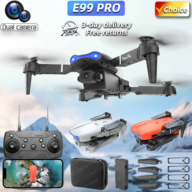 Drone Rc E99 Pro - Mini E99Pro Składany Helikopter RC 5G