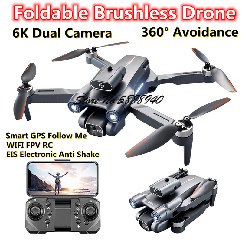 Drone S1S Rc Quadcopter - Dron składany z silnikiem bezszczotkowym, sterowany