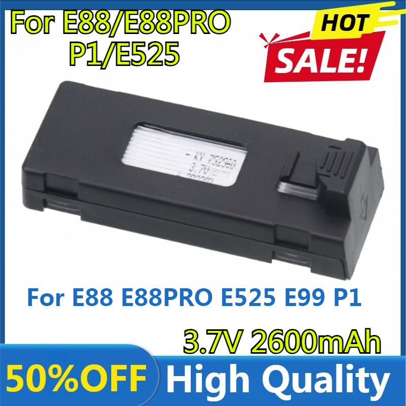 Drone Rc E99 Pro - Bateria E88 3.7V 2600mAh Lipo do