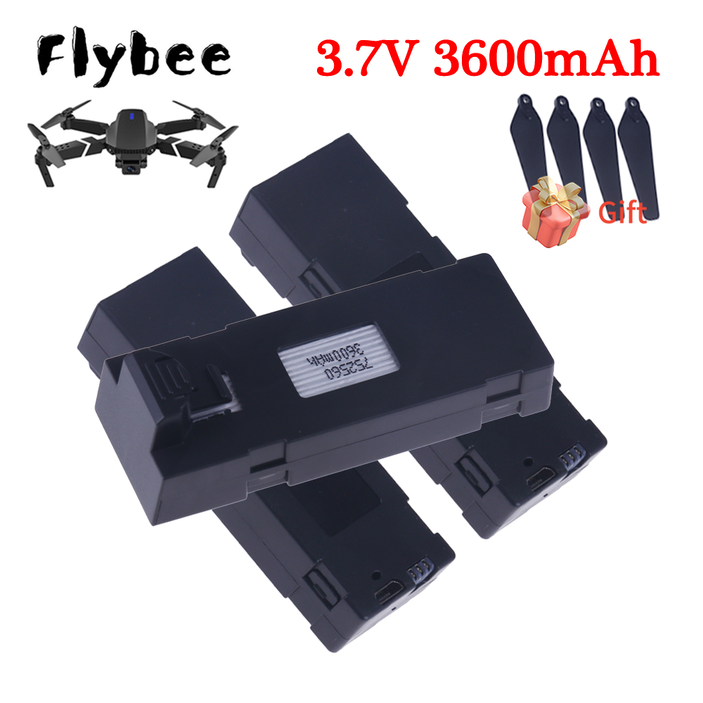 Drone E88 Rc Quadcopter - Akumulator Li-po 3.7V 3600mAh Upgrade E88