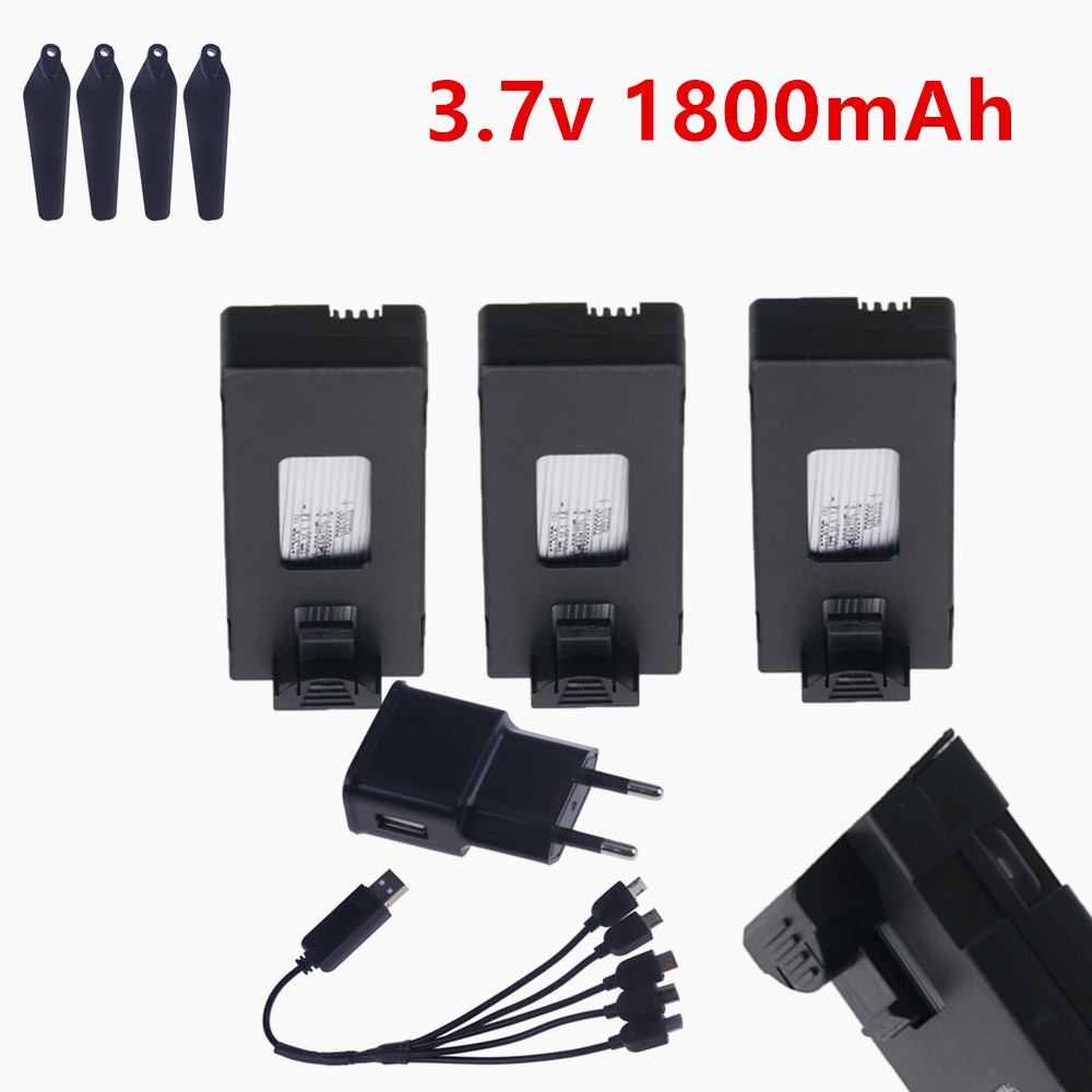 Drone E88 Rc Quadcopter - Akumulator Lipo 3.7V 1800mAh lub ładowarka