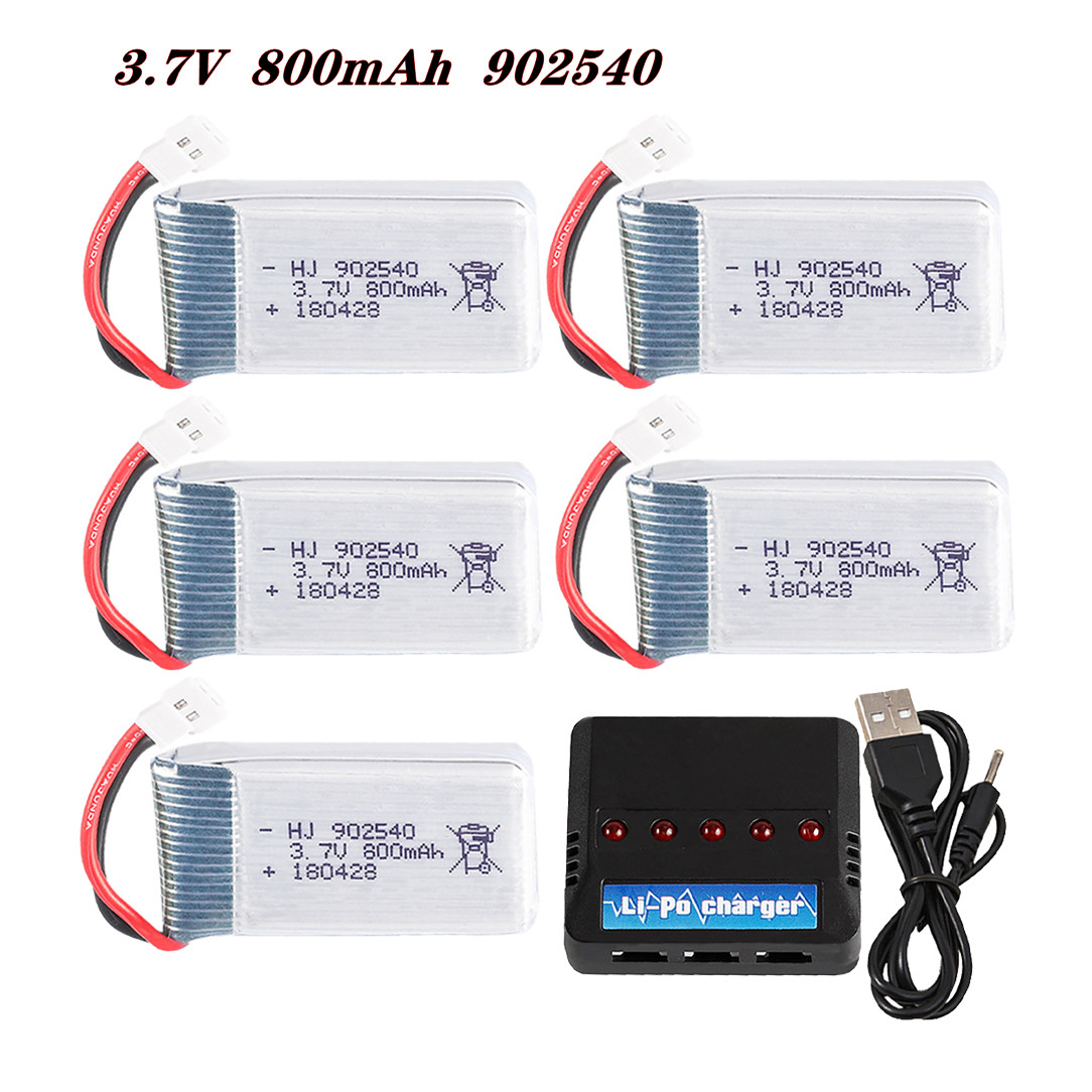 Dron Rc Quadcopter - Akumulator Lipo 3.7V 800mAh 902540 25C