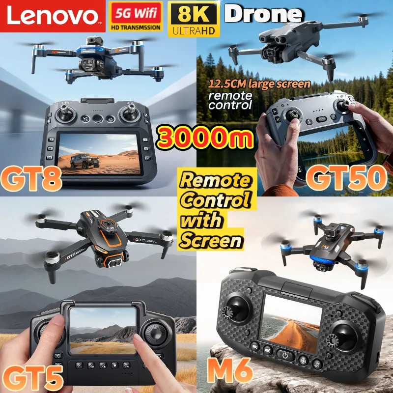 Dron z kamerą 8K Lenovo GT8 GT – Drone Rc Gt50 recenzja i cena
