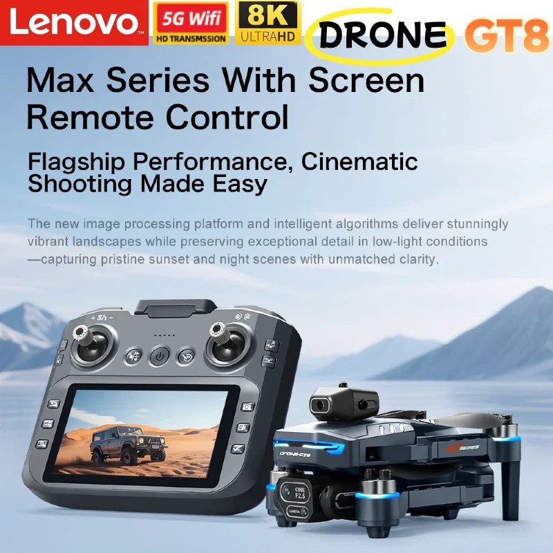 Dron z kamerą 8K Lenovo GT8 GT – Drone Rc Gt50 recenzja i cena