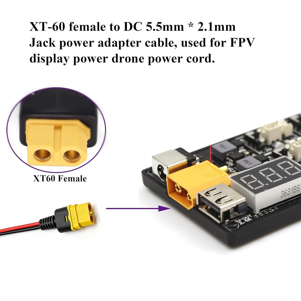 Kabel adapter XT60 (żeński/męs – Drone Rc Car Hybrid recenzja i cena