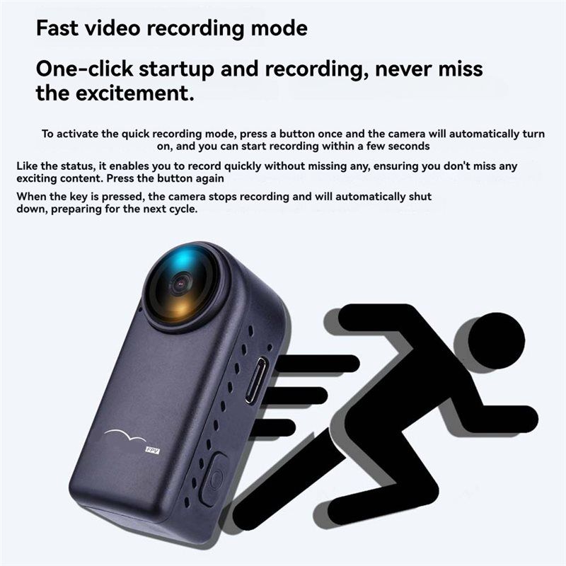 Kamera sportowa A42Z-4K Thumb  – Drone Motion Rc recenzja i cena