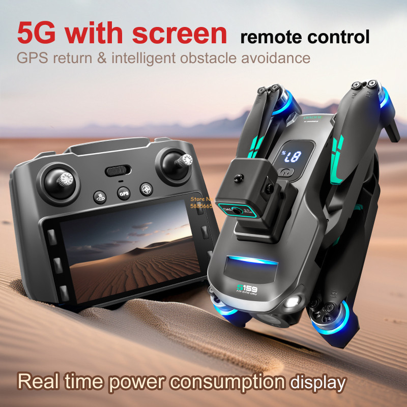 Podwójna kamera 8K 5G WIFI FPV – Dron Rc Quadcopter recenzja i cena
