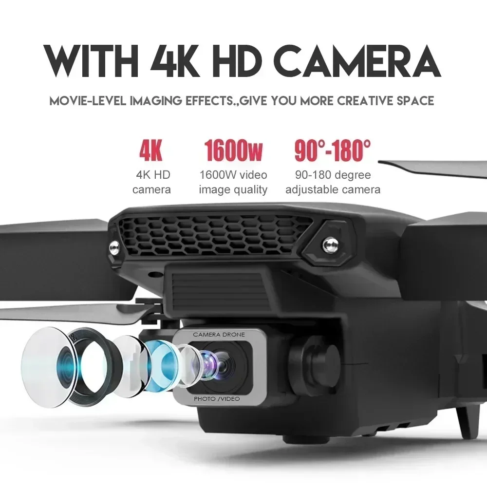 E88 Pro WIFI FPV Drone Wide An – Dron Rc Quadcopter recenzja i cena