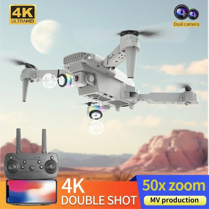 E88 Mini Dron z Kamerą 4K HD W – Drone E88 Rc Quadcopter recenzja i cena
