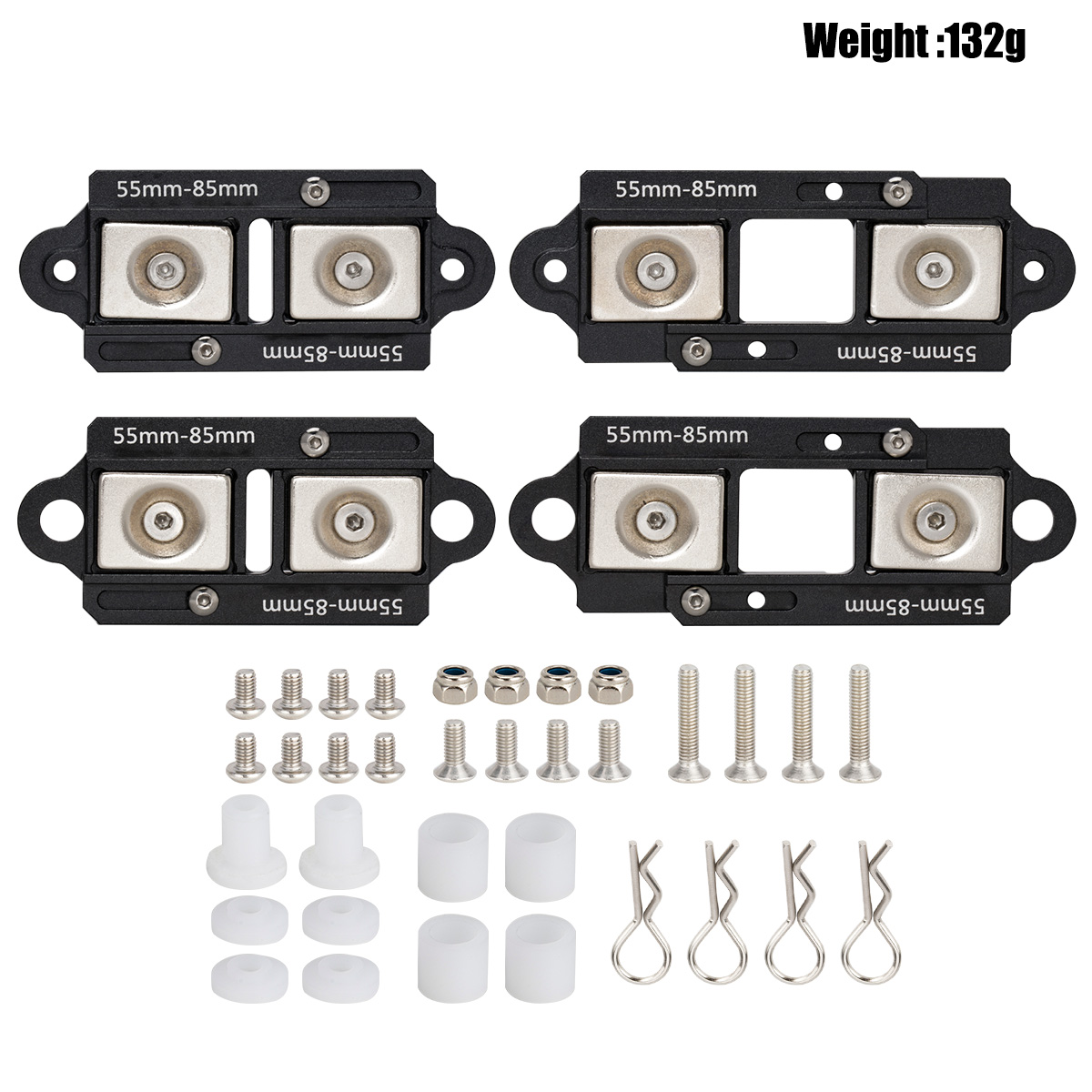 4 SZT. Regulowane magnetyczne  – Rc Car Body Shell recenzja i cena