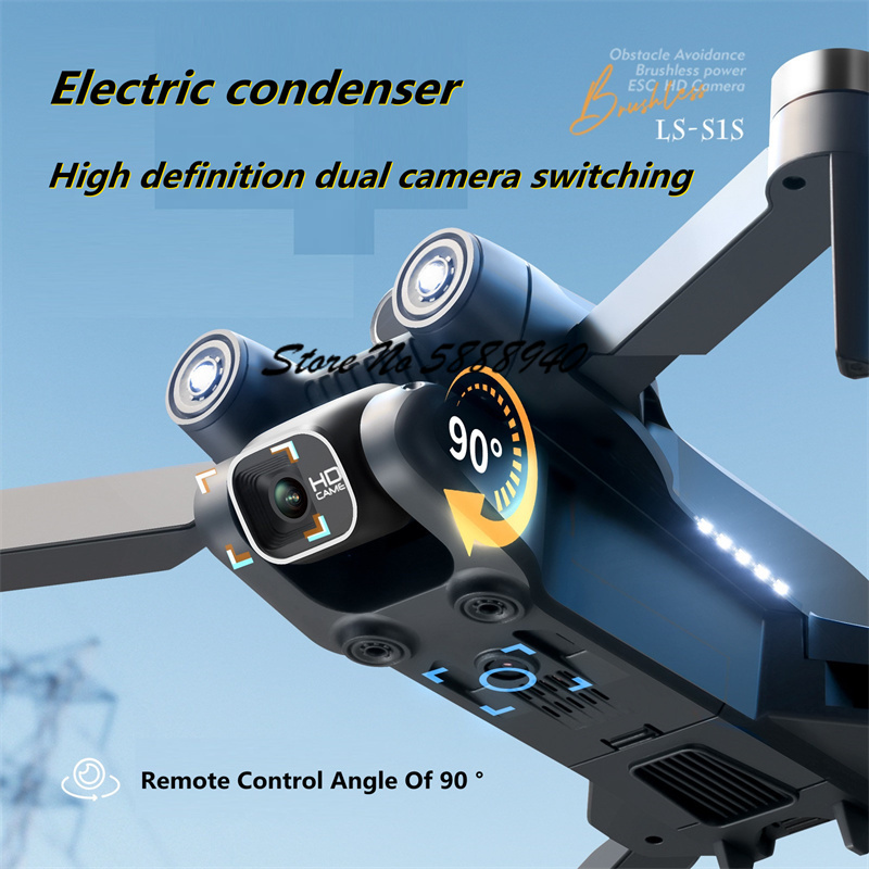 Dron składany z silnikiem bezs – Drone S1S Rc Quadcopter recenzja i cena