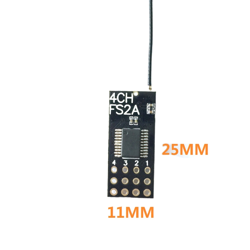 Odbiornik Flysky FS2A Mini 4CH – Drone Lipo Battery recenzja i cena