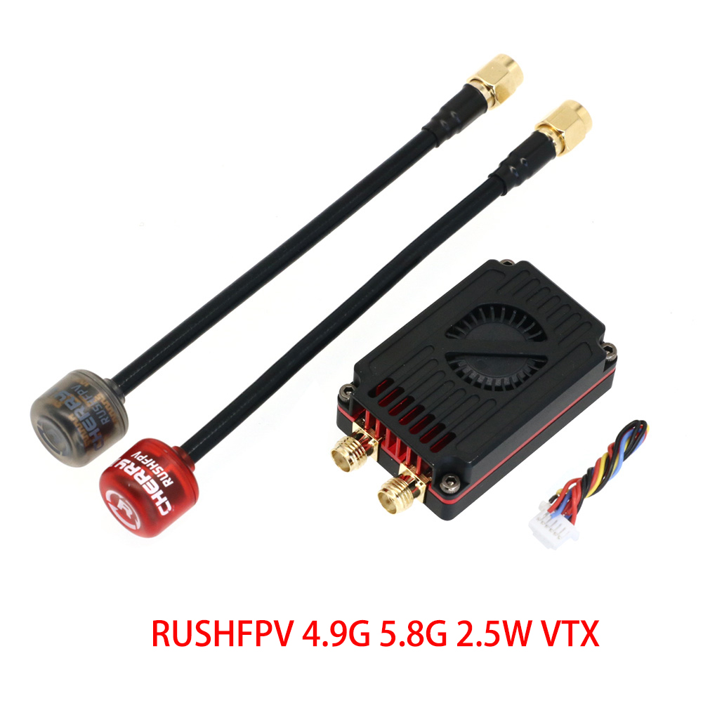 RUSHFPV 4.9G/5.8G 2.5W VTX 8+4 – Drone Rc Frequency recenzja i cena
