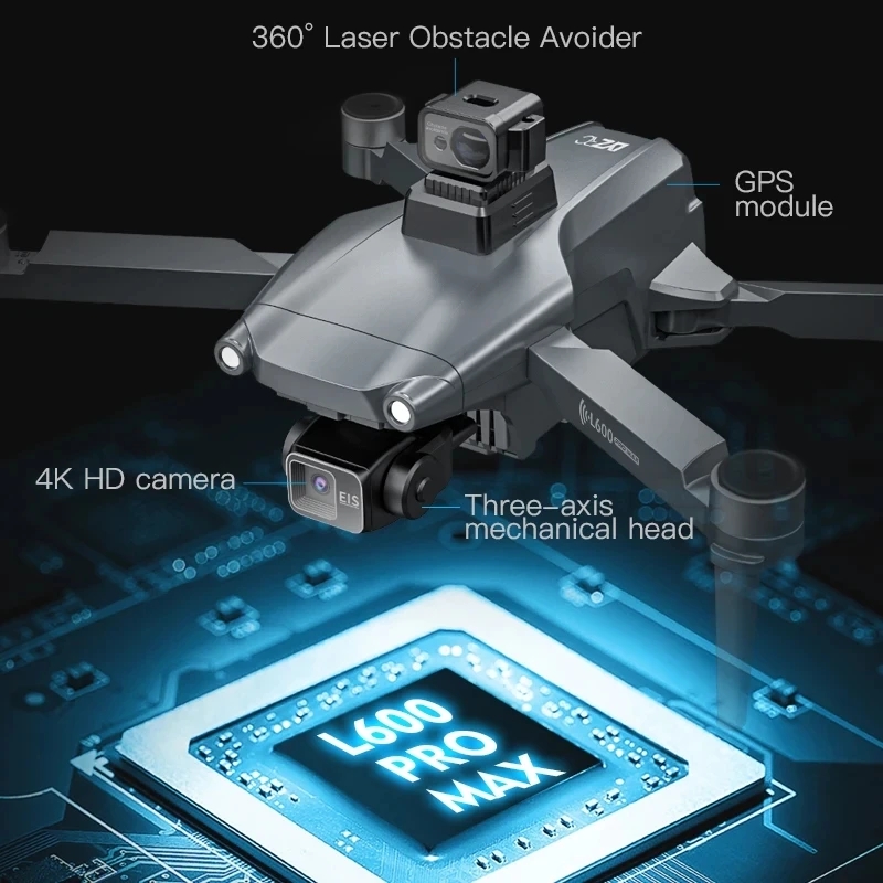 L600 PRO MAX GPS Drone Profesj – Dron Rc Quadcopter recenzja i cena
