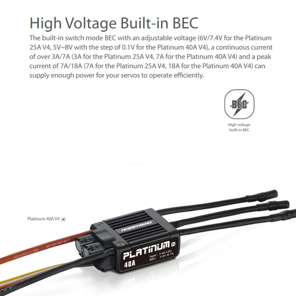 Hobbywing Platinum 25A V4 Bezs – Drone Rc V4 recenzja i cena