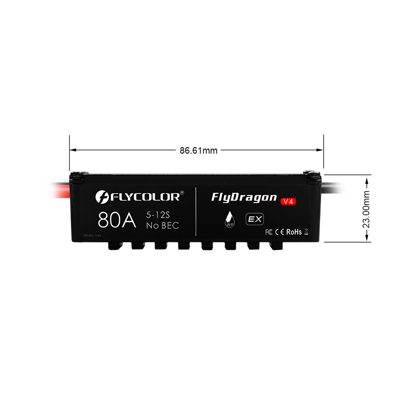 Flycolor FlyDragon 80A V4 ESC  – Drone Rc V4 recenzja i cena