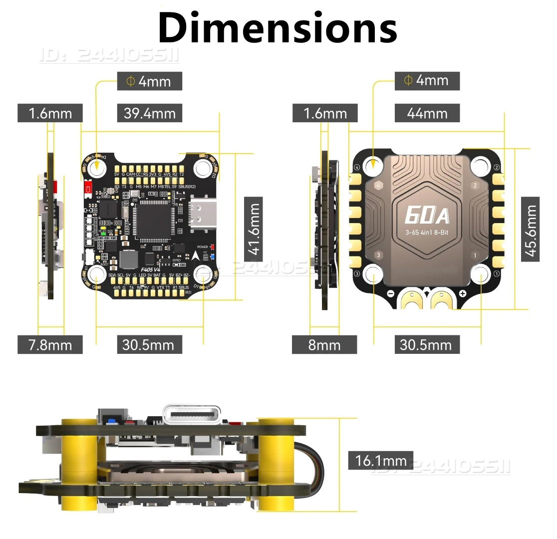 Kontroler lotu F405 V4 FC ze s – Drone Rc V4 recenzja i cena