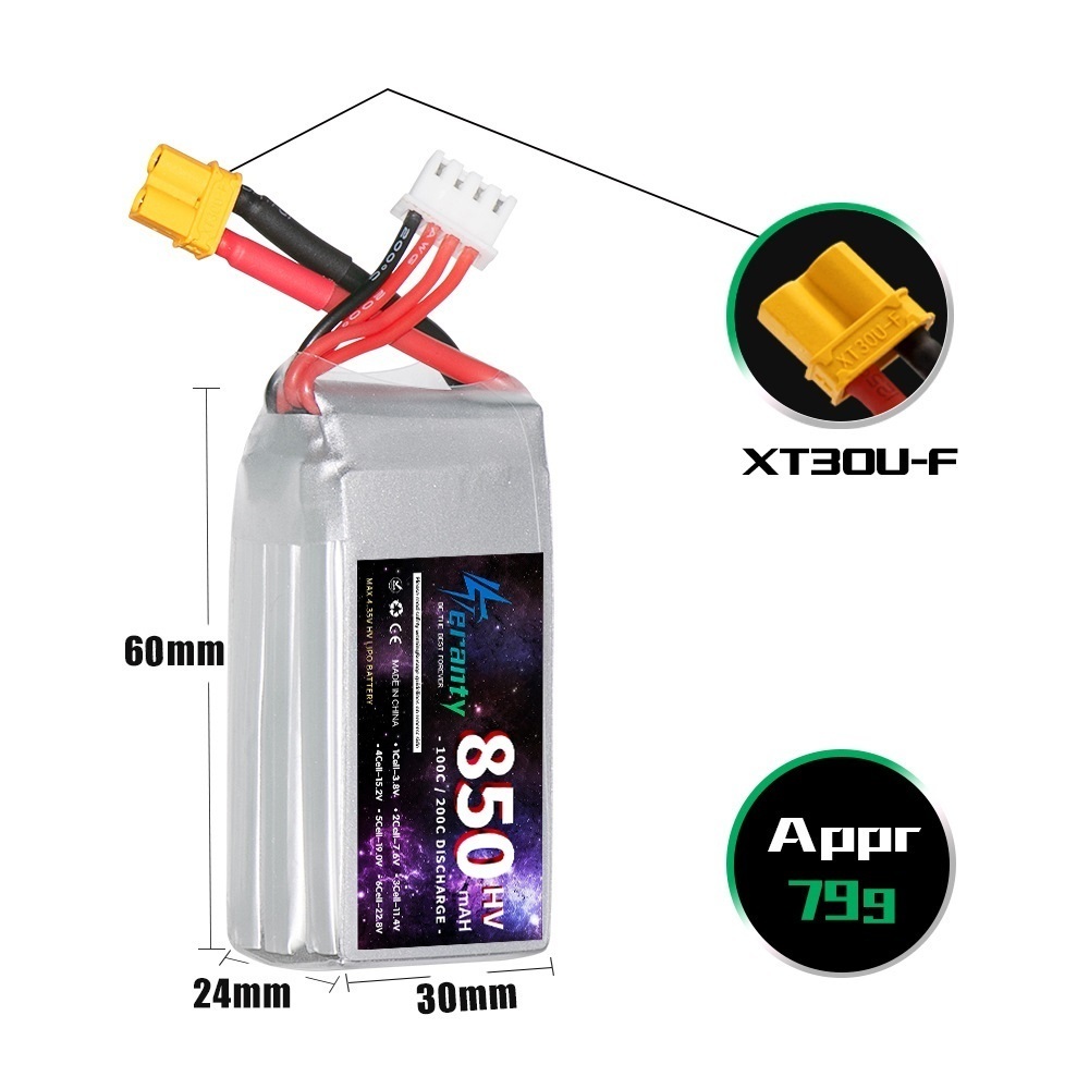 1/2/3PCS TERANTY 3S 11.4V Lipo – Drone Lipo Battery recenzja i cena